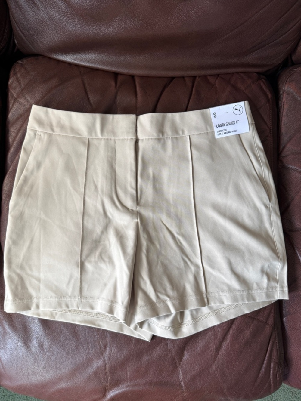 Puma Women's Cream Tailored Bermuda Shorts